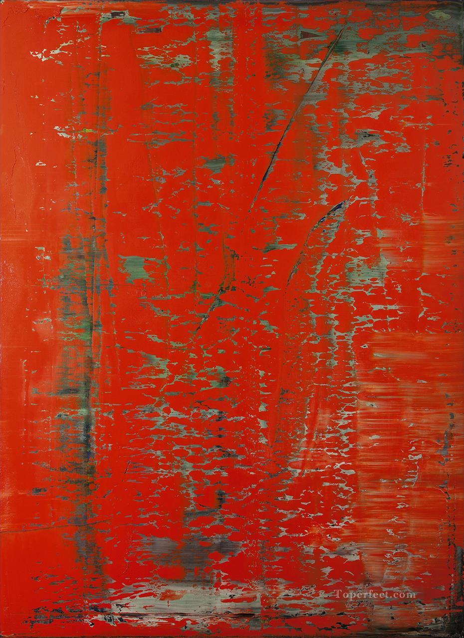 Richter Abstraktes Bild Rot1 Moderno Pintura al óleo
